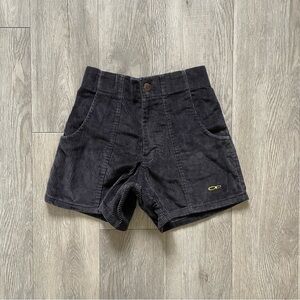 Vintage 90s OP brown corduroy shorts Size 26"